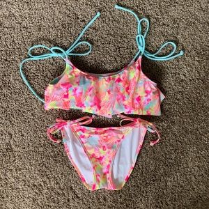 NWOT 2013 Victoria Secret Pink Floral Hawaiian Bikini S